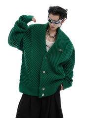 Threebooy [CultureE] loose V-neck sweater na1531