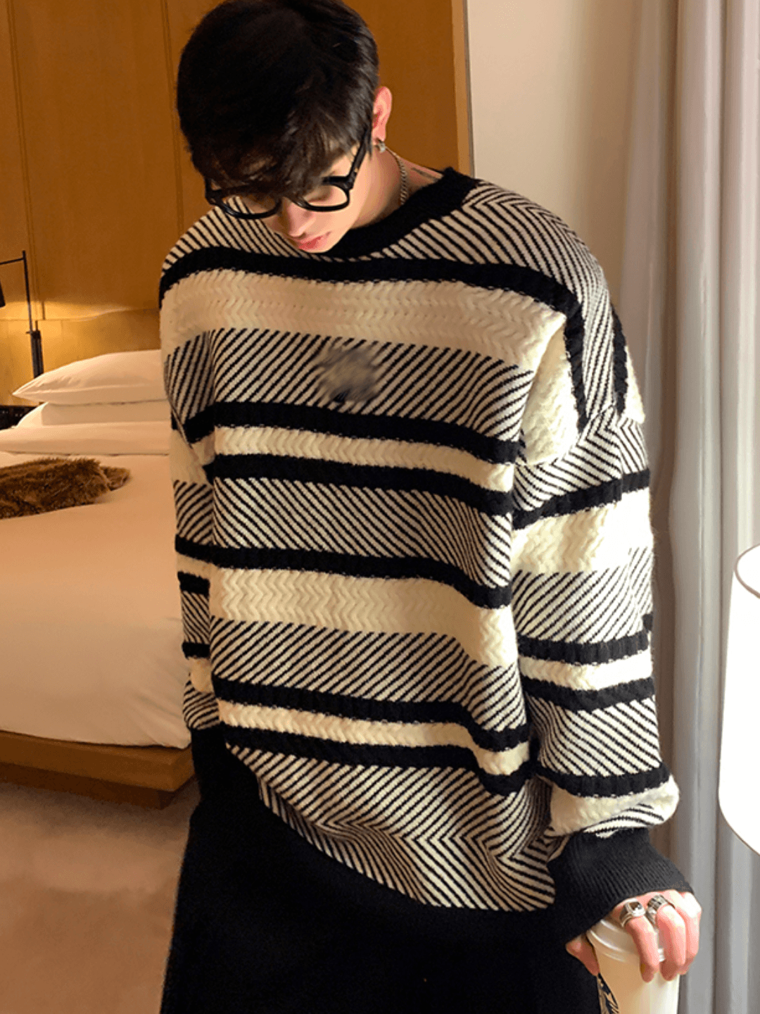 Threebooy [ESC MAN STUDIO] Pullover Sweater NA586