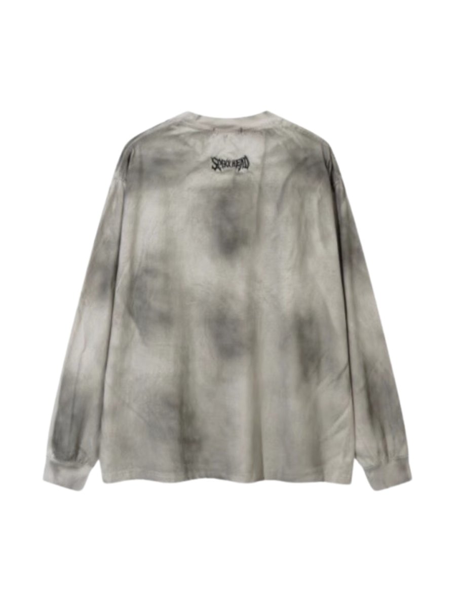 Threebooy 【Mz】washed long-sleeved T-shirt na1381