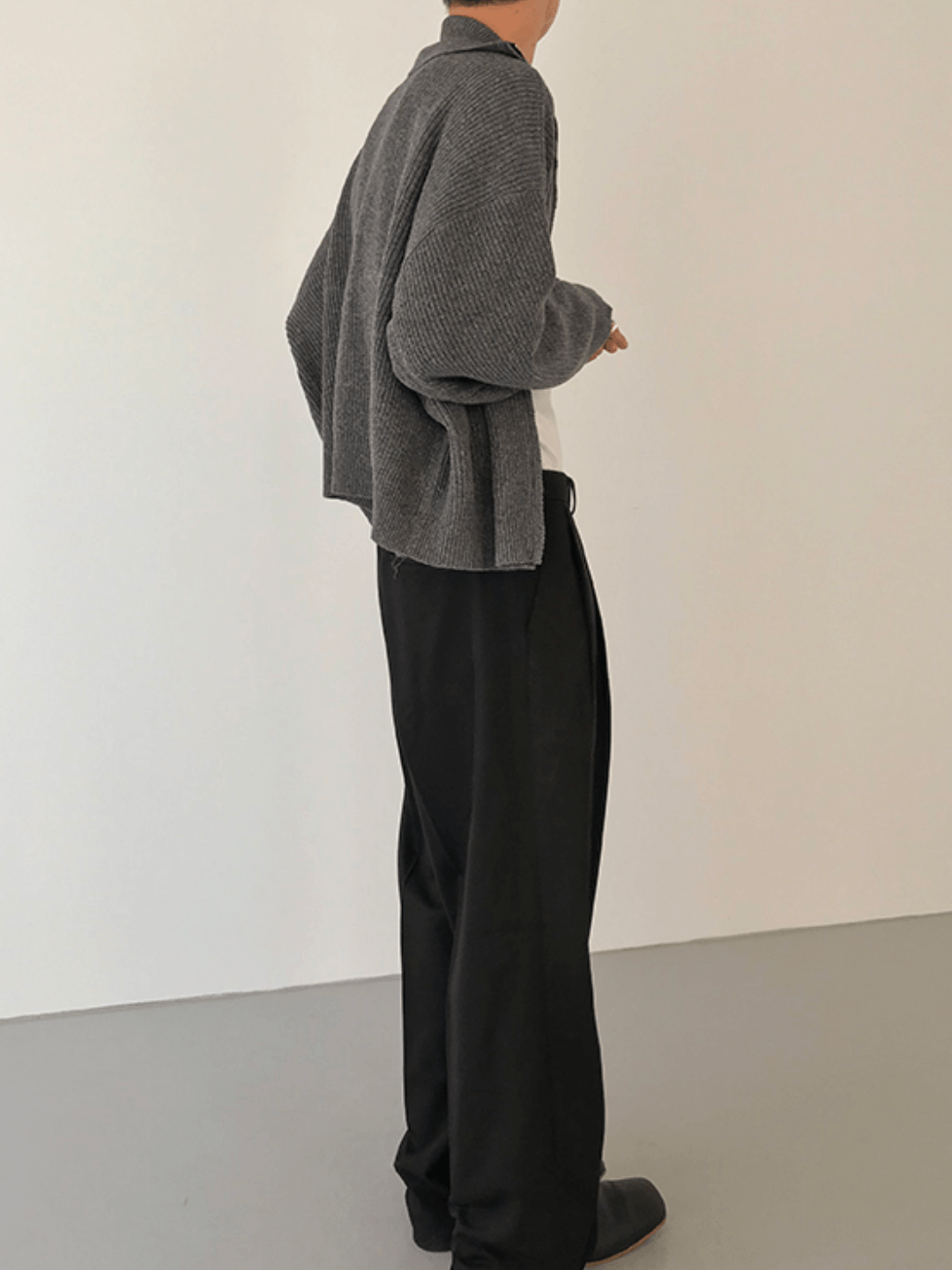 Threebooy [COLN] The zipper sweater NA322