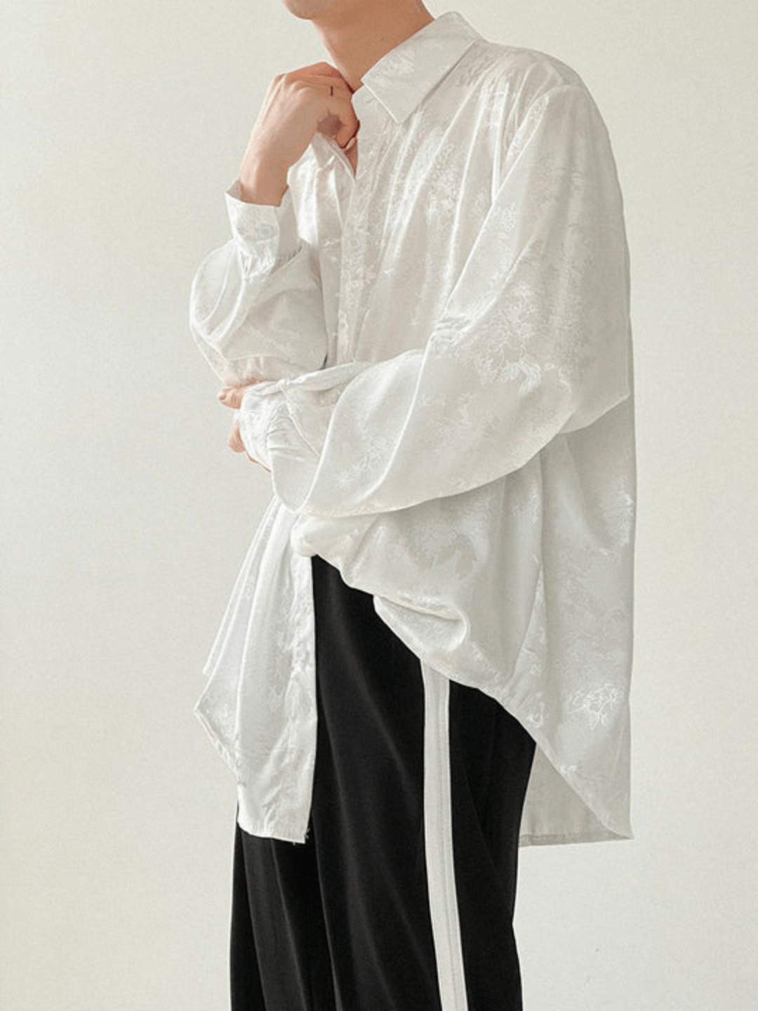 Threebooy [DAZIONED] Trend Drape-in Shirt NA528