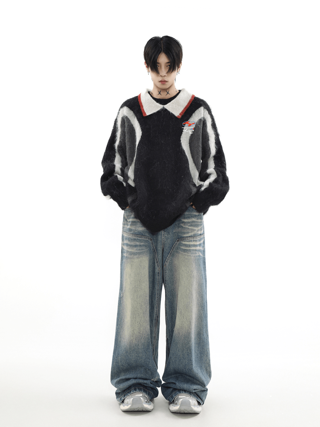 Threebooy [MRNEARLY] niche design sweater na976