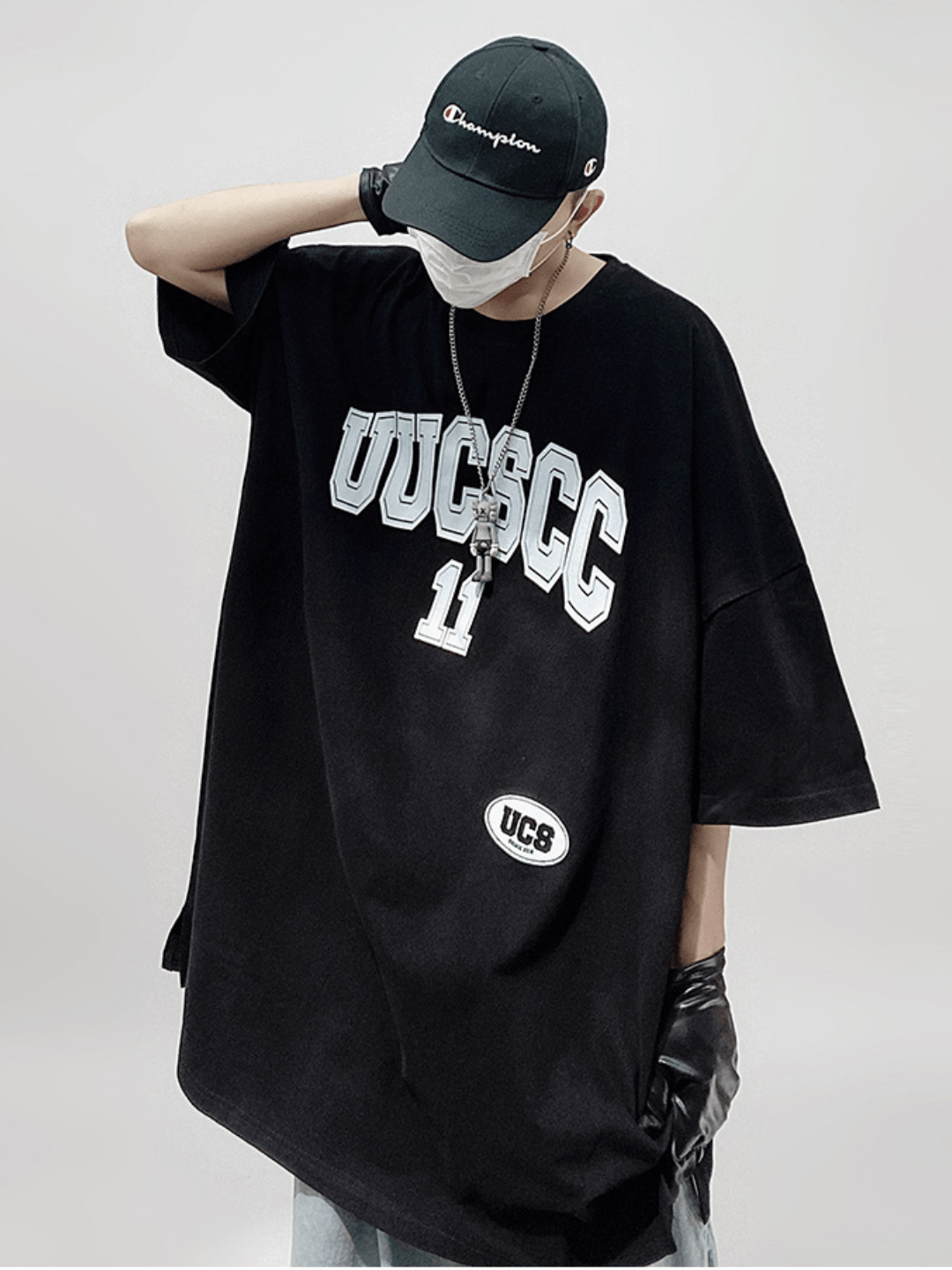 Threebooy [UUCSCC] hip-hop short-sleeve T-shirt na1326
