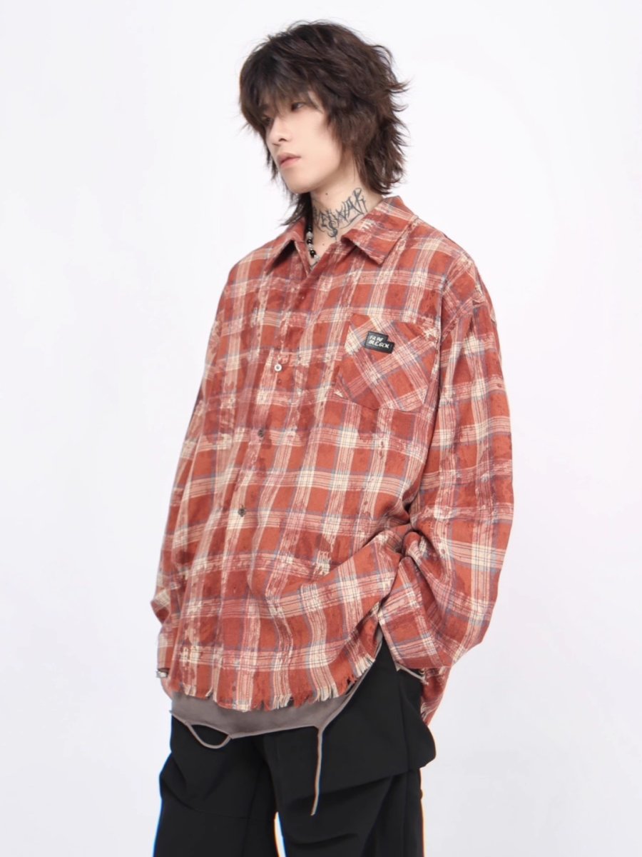 Threebooy 【Mz】loose casual shirt na1380