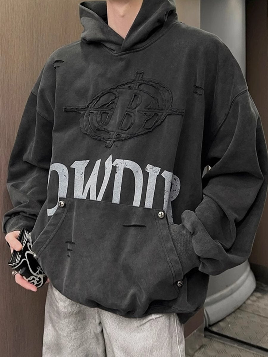 Threebooy [JH HOMME] washed hooded na1562