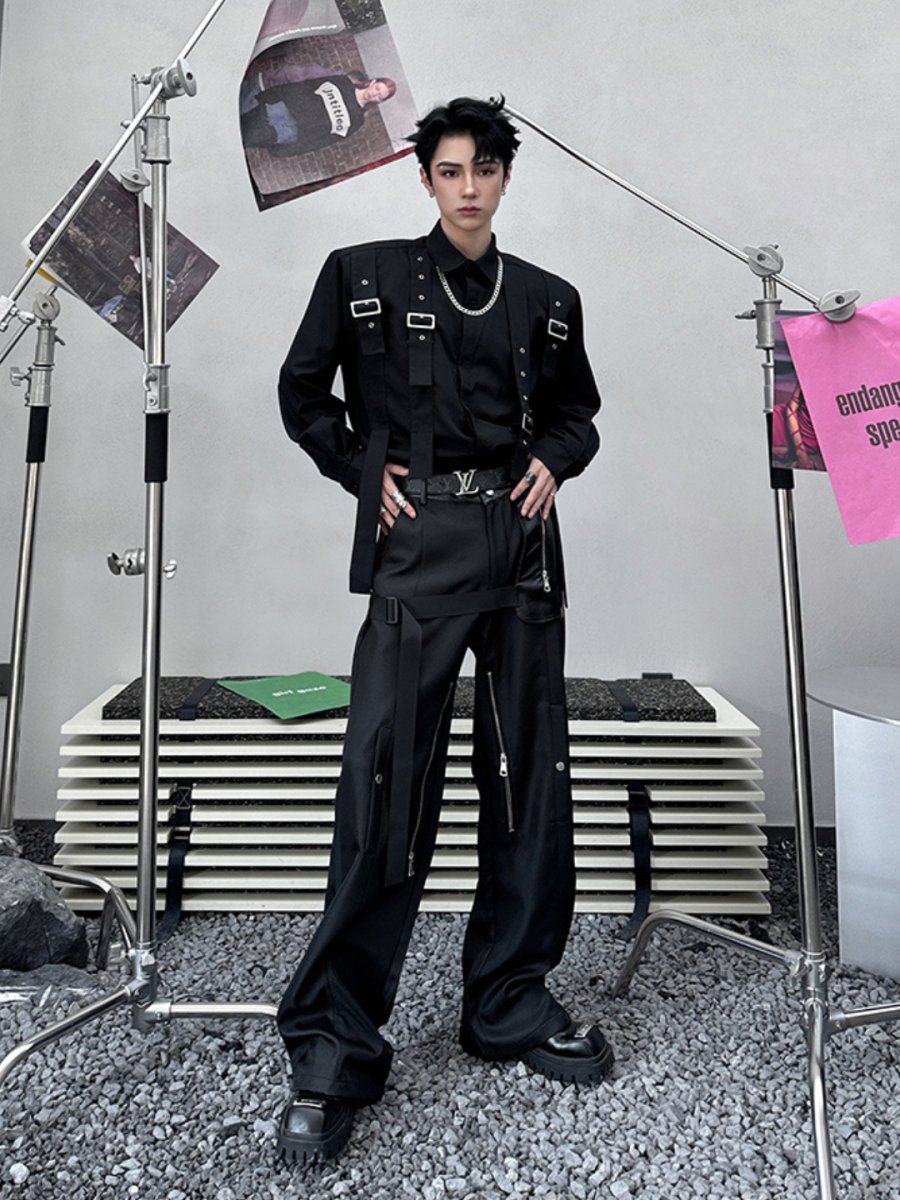 Threebooy Korean version of shirt na1358