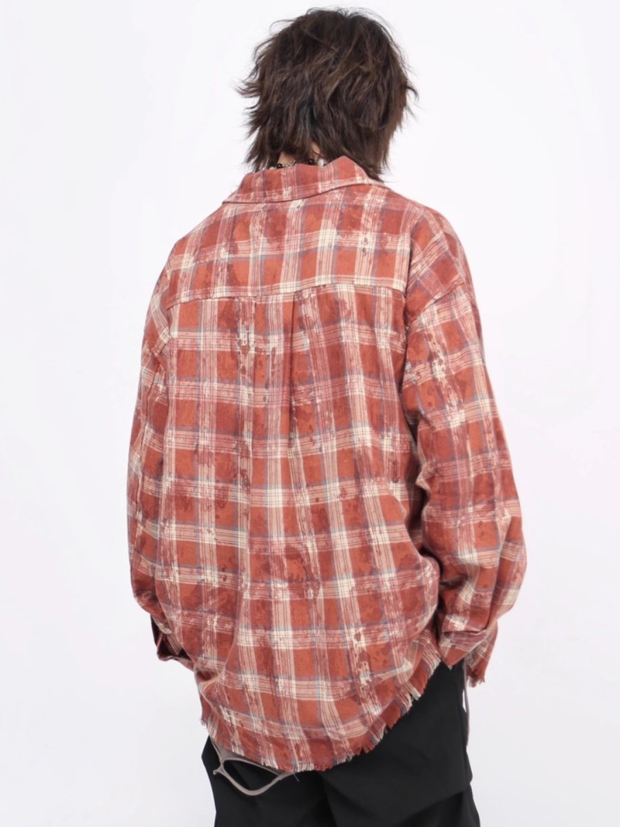 Threebooy 【Mz】loose casual shirt na1380