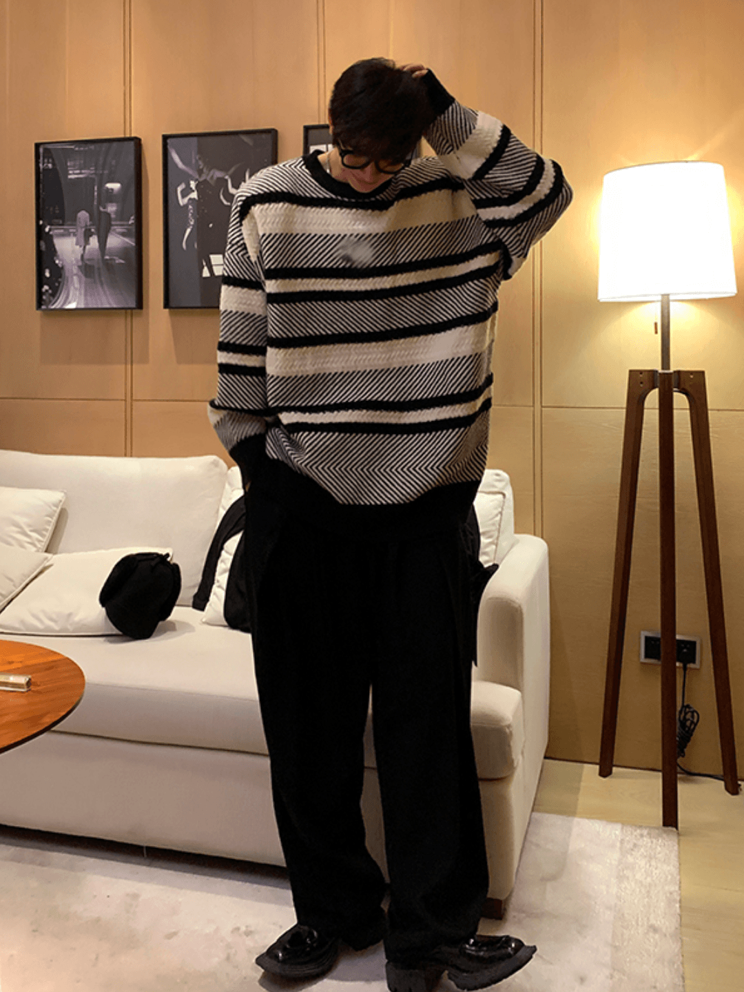 Threebooy [ESC MAN STUDIO] Pullover Sweater NA586