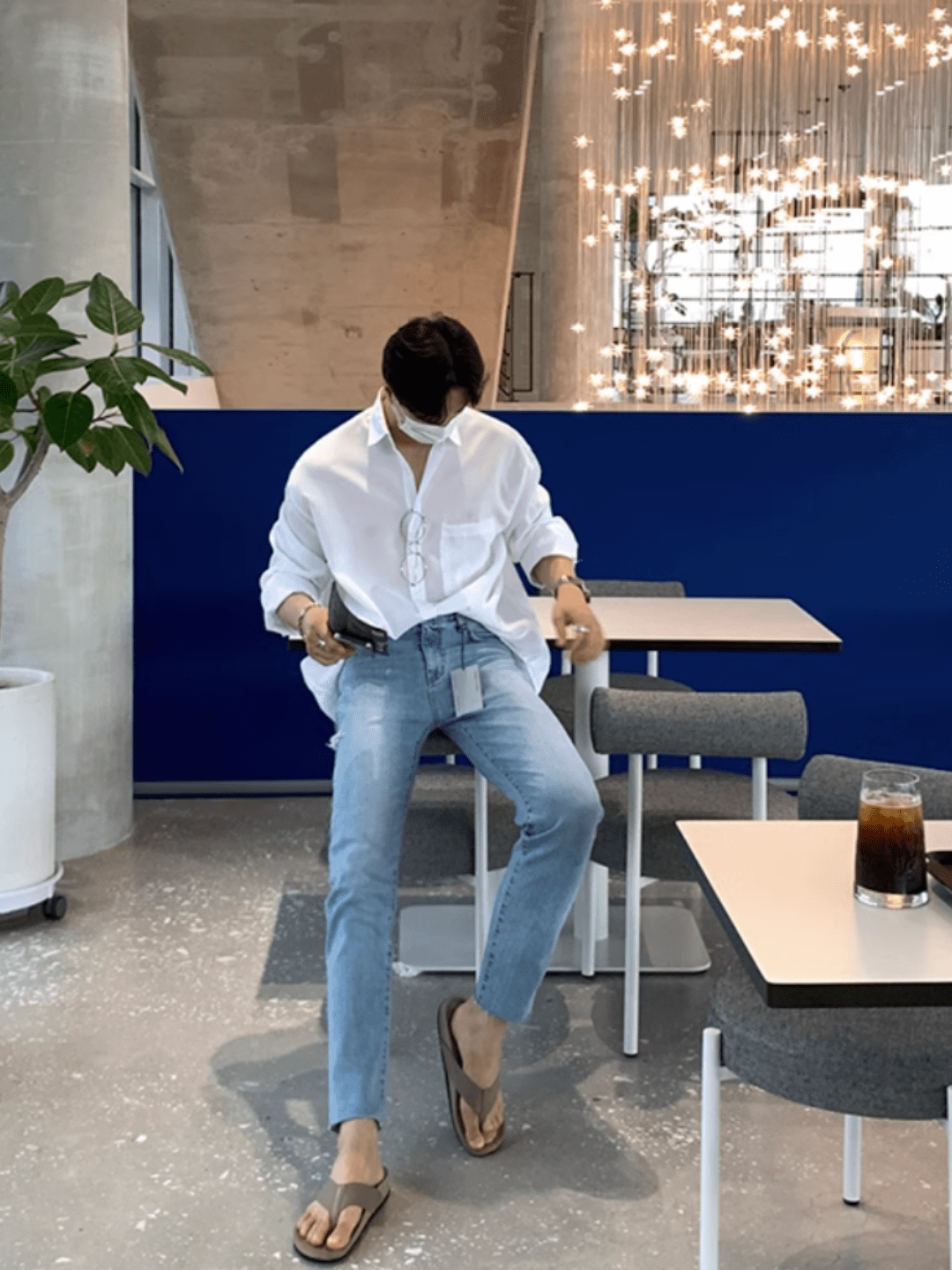 Threebooy [MRCYC] Casual trend shirt na828