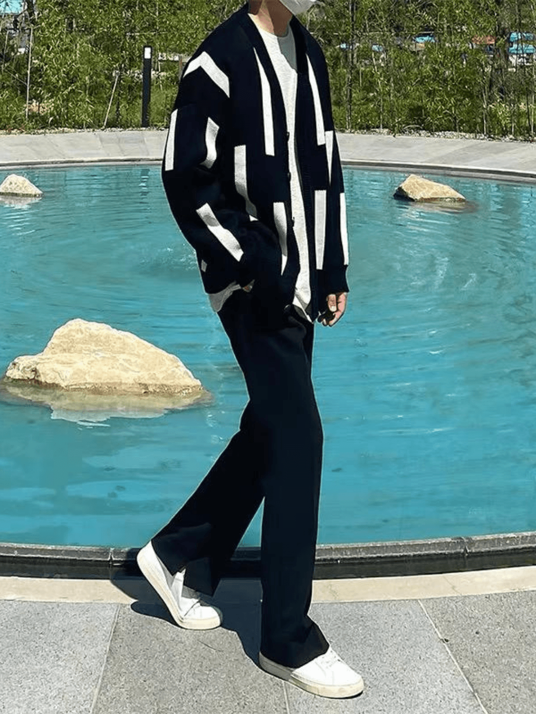 Threebooy Korean line design cardigan na55