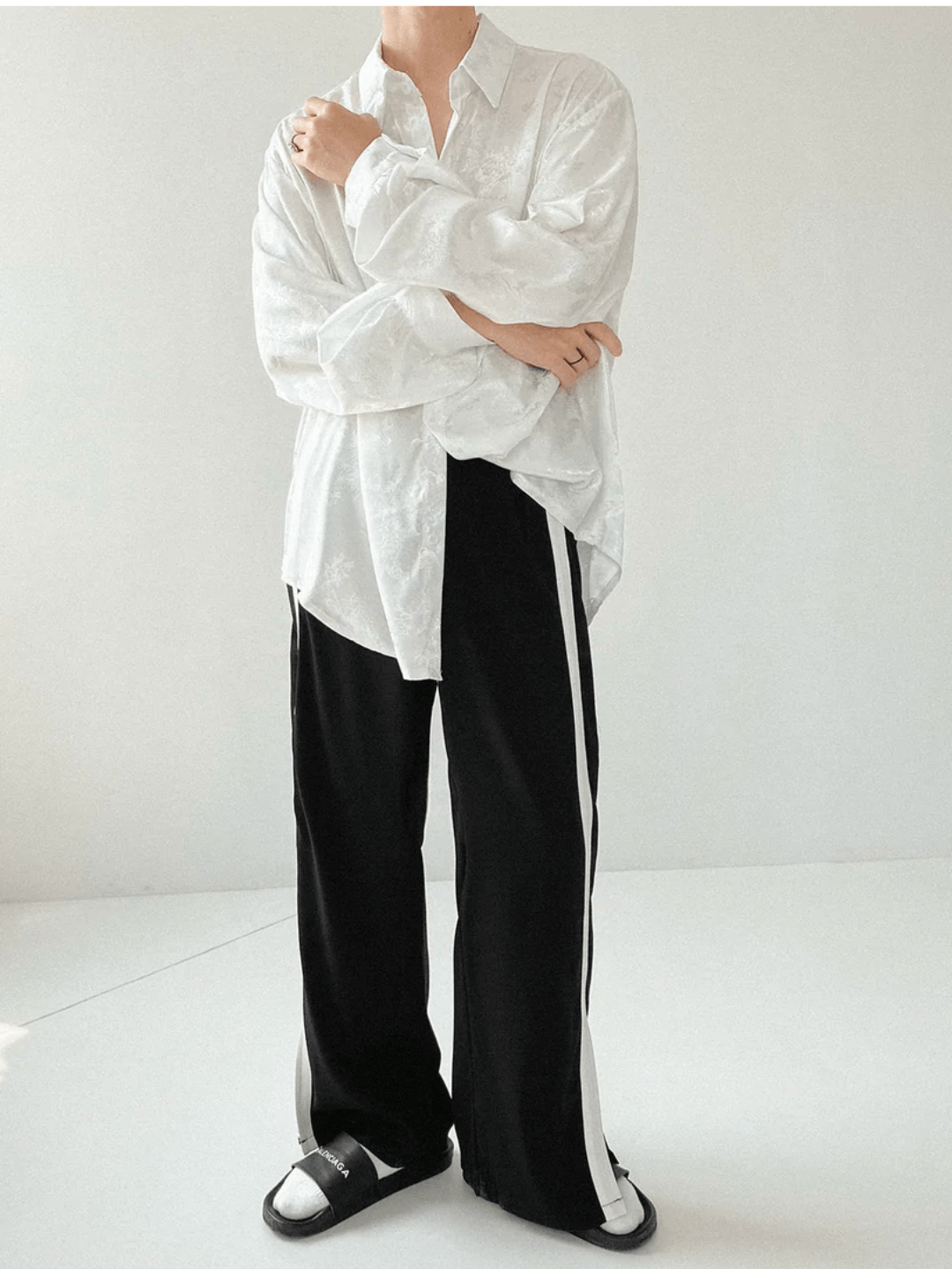 Threebooy [DAZIONED] Trend Drape-in Shirt NA528