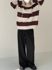 Threebooy [DAZIONSED] Patch design mohair knit sweater na772