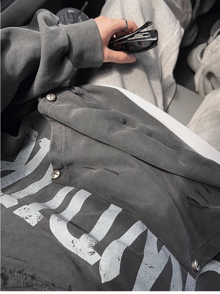 Threebooy [JH HOMME] washed hooded na1562