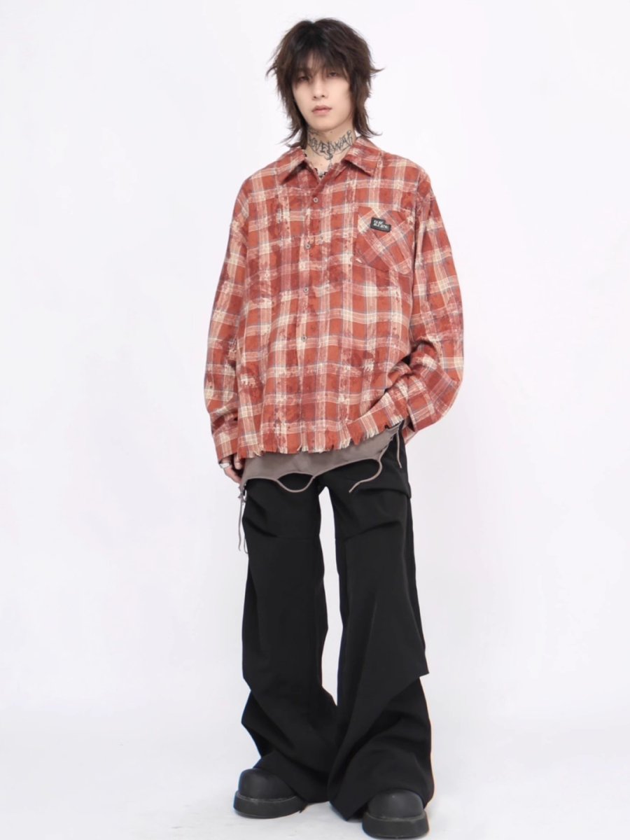 Threebooy 【Mz】loose casual shirt na1380