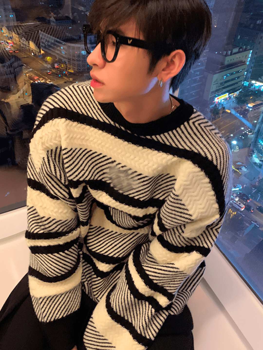 Threebooy [ESC MAN STUDIO] Pullover Sweater NA586