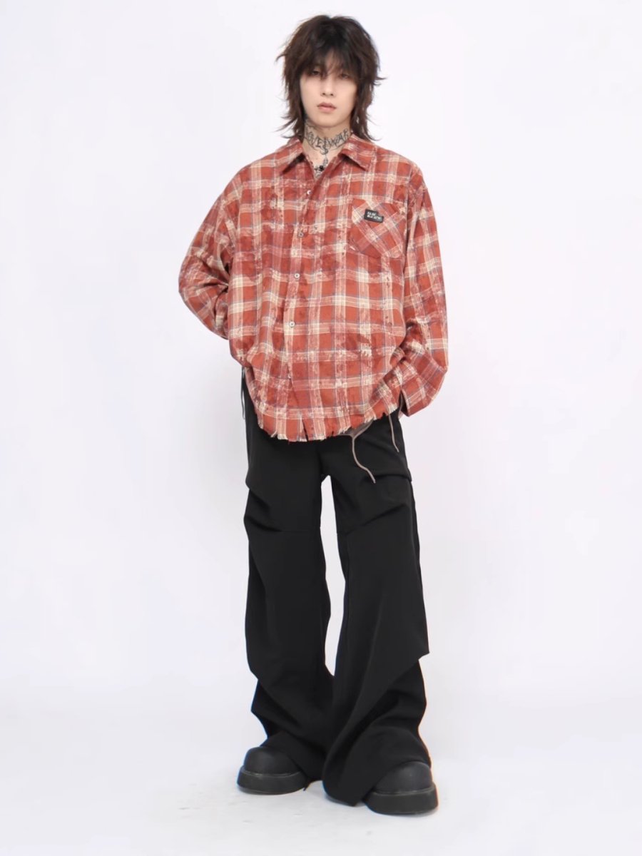 Threebooy 【Mz】loose casual shirt na1380