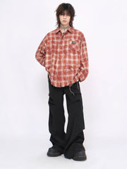 Threebooy 【Mz】loose casual shirt na1380
