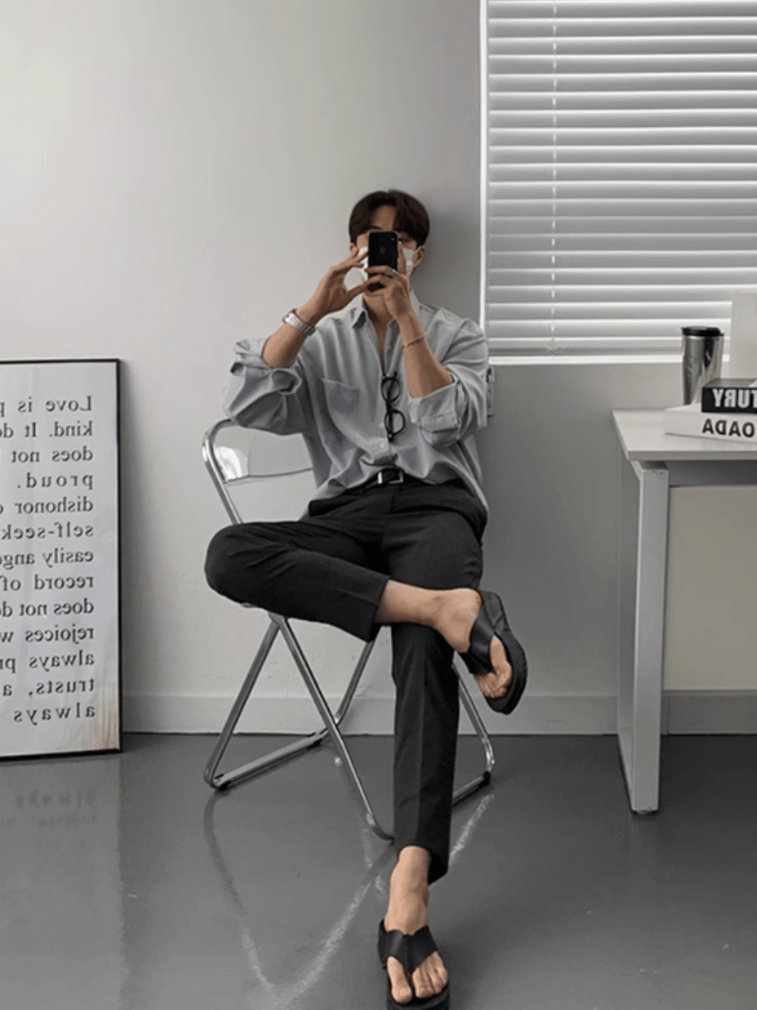 Threebooy [MRCYC] Casual trend shirt na828