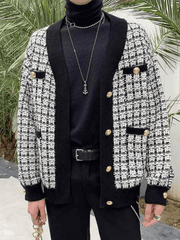Threebooy [MRCYC] Idol Tweed Cardigan na79