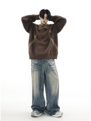 Threebooy [MRNEARLY] niche design sweater na976
