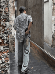 Threebooy [JH HOMME] loose short-sleeved shirt na1316