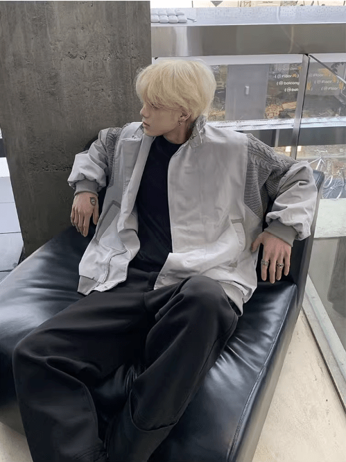 Threebooy [K09] gray street simplicity jacket na920