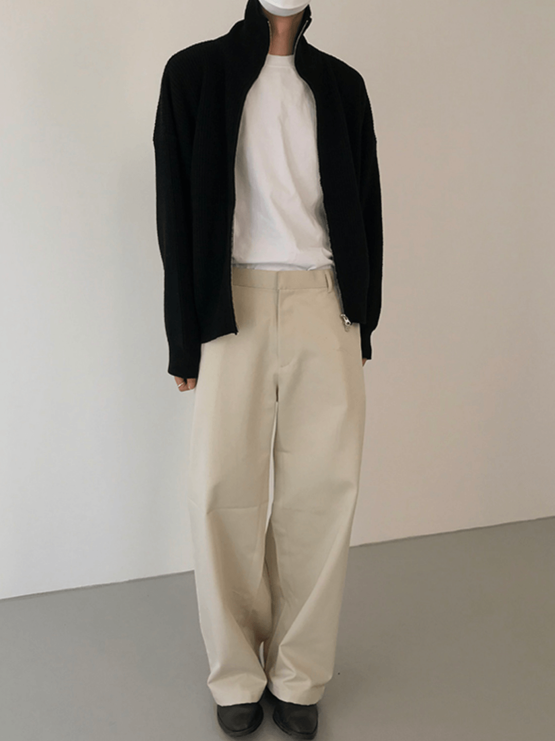 Threebooy [COLN] The zipper sweater NA322