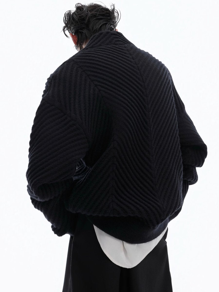 Threebooy [CultureE] loose V-neck sweater na1531