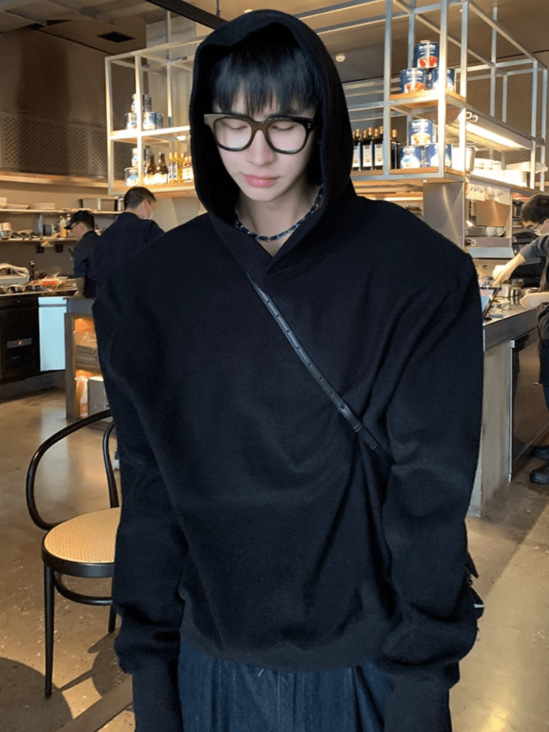 Threebooy [ESC MAN STUDIO] daily casual hooded na844