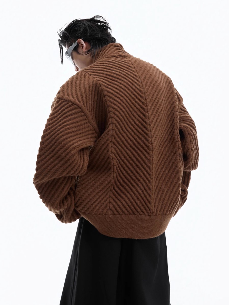 Threebooy [CultureE] loose V-neck sweater na1531