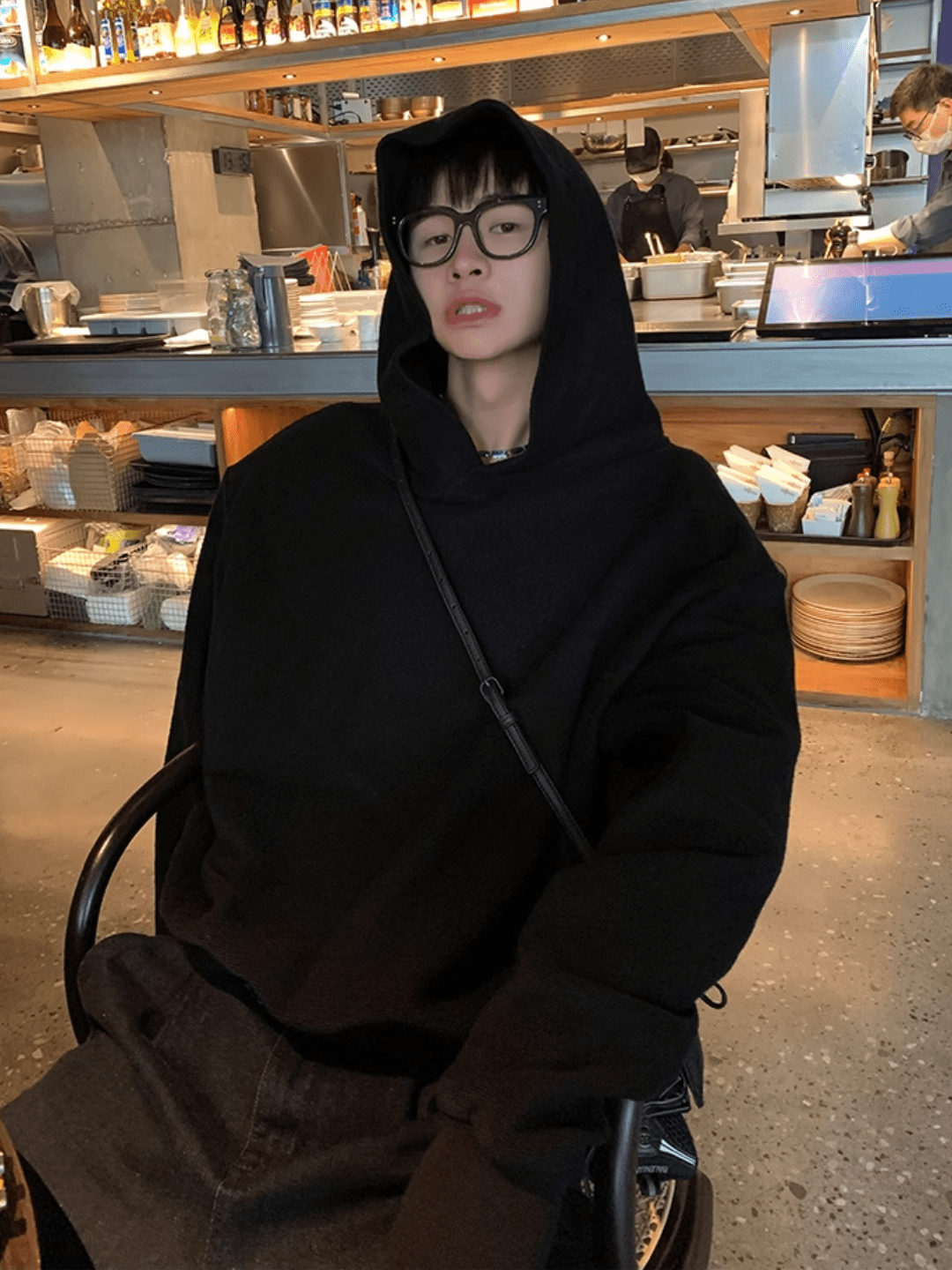 Threebooy [ESC MAN STUDIO] daily casual hooded na844