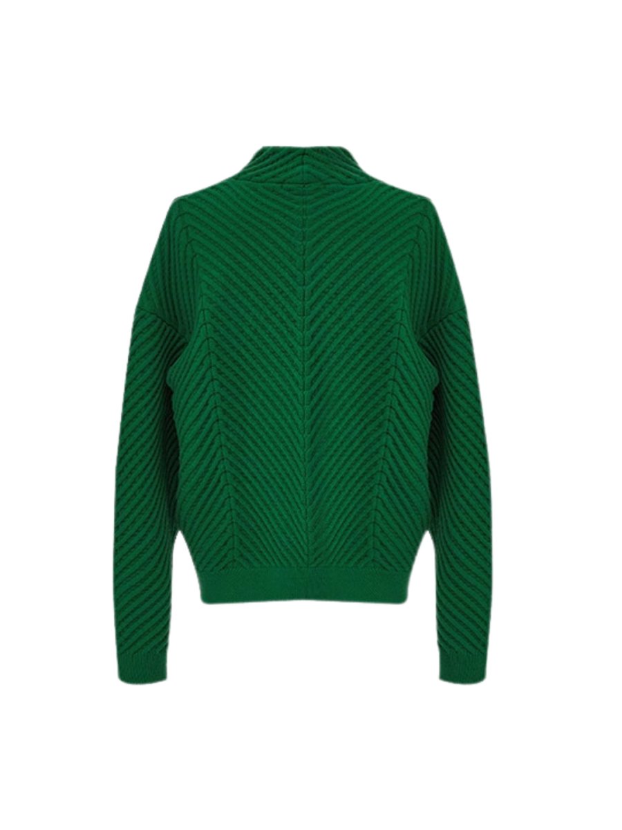 Threebooy [CultureE] loose V-neck sweater na1531