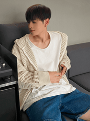 Threebooy Trendy mesh hoodie NA204