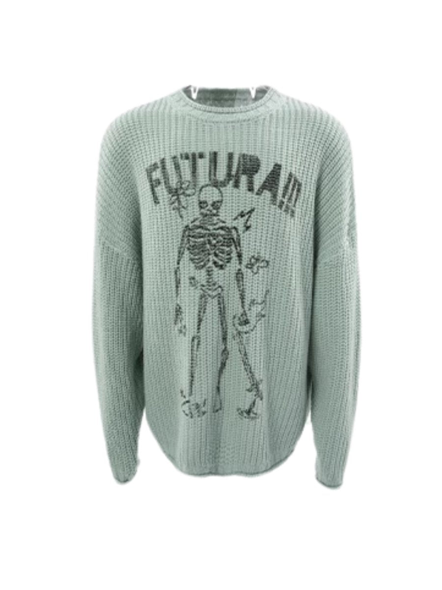 Threebooy [FUTUREBOY] round neck sweater na1709