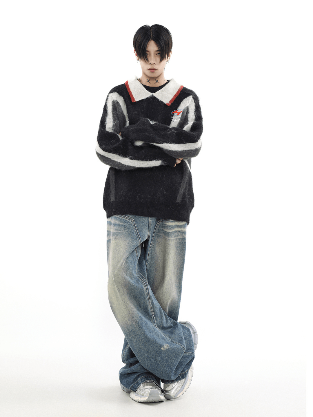 Threebooy [MRNEARLY] niche design sweater na976