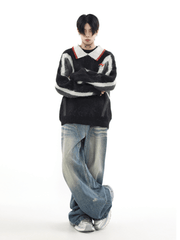 Threebooy [MRNEARLY] niche design sweater na976