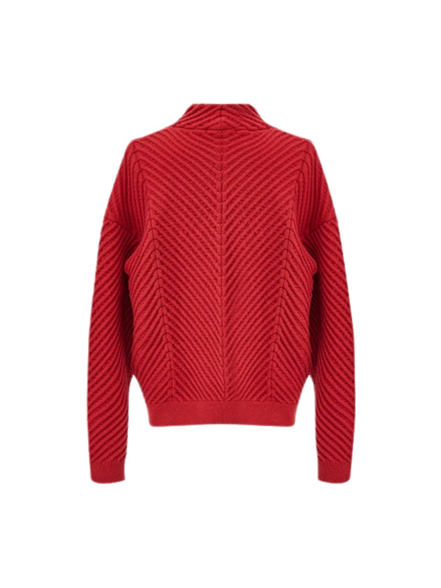 Threebooy [CultureE] loose V-neck sweater na1531