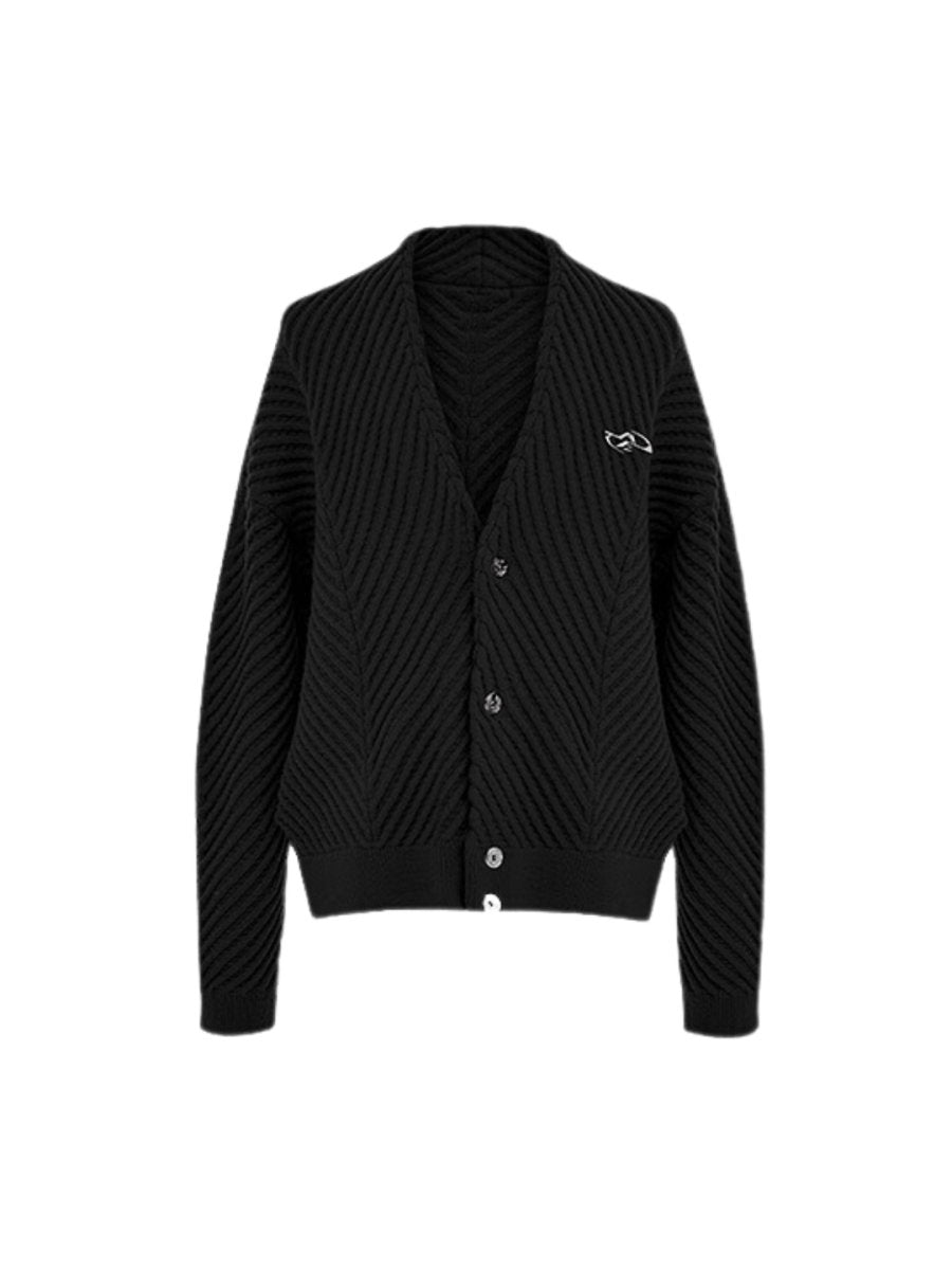 Threebooy [CultureE] loose V-neck sweater na1531