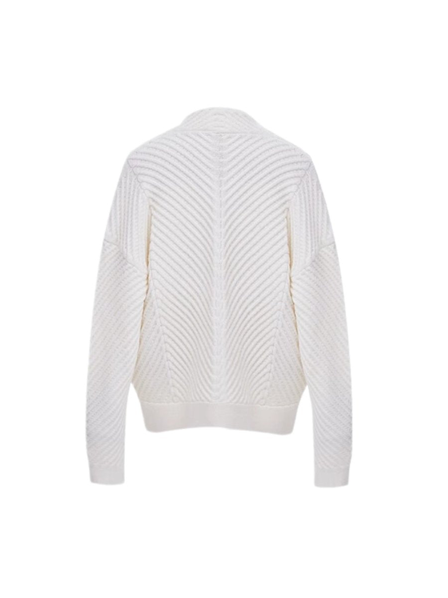 Threebooy [CultureE] loose V-neck sweater na1531