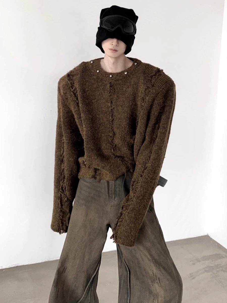 Threebooy [AutumnWind] lazy knit na1599
