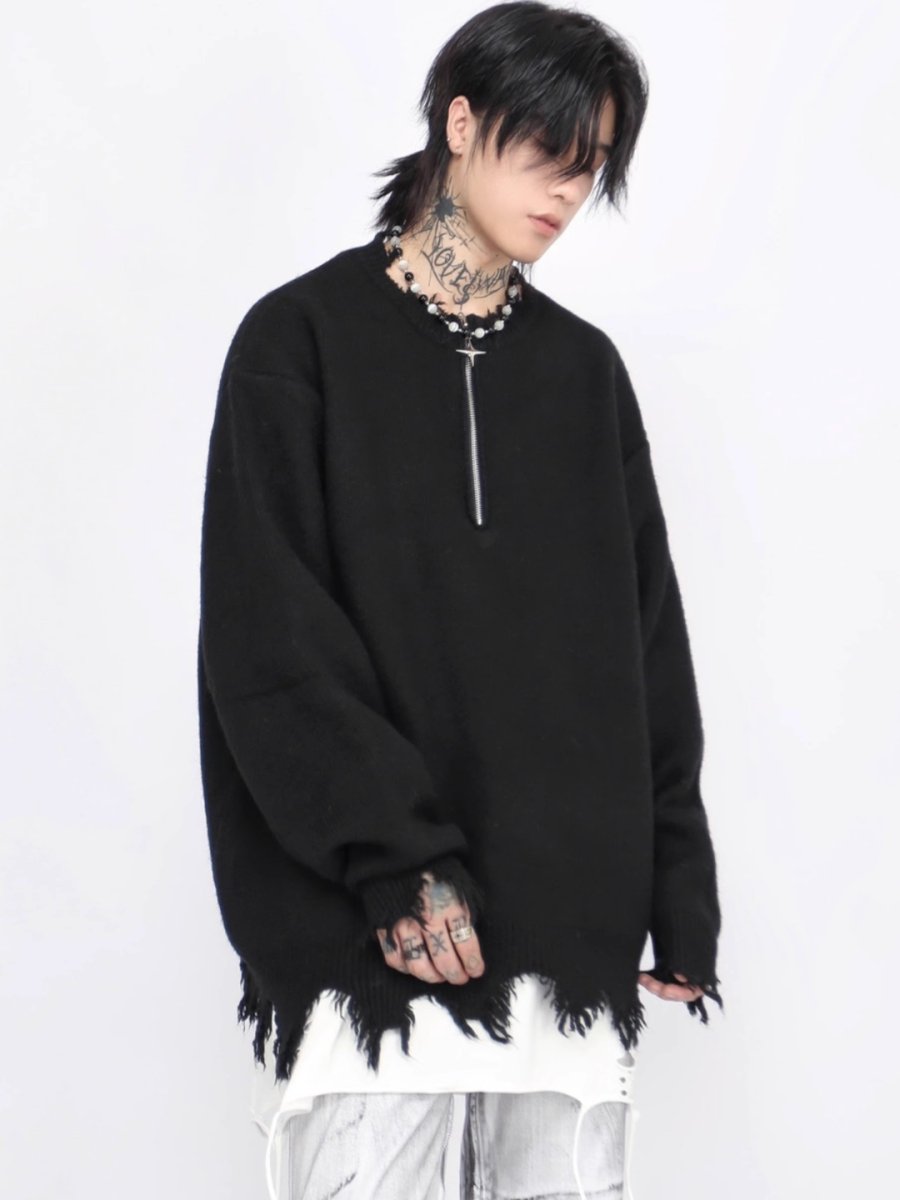Threebooy [Mz] high street half-zipper na1552