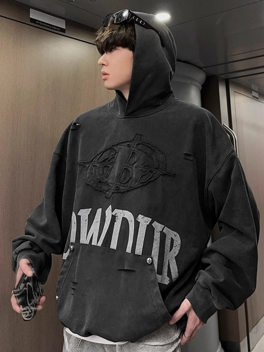 Threebooy [JH HOMME] washed hooded na1562