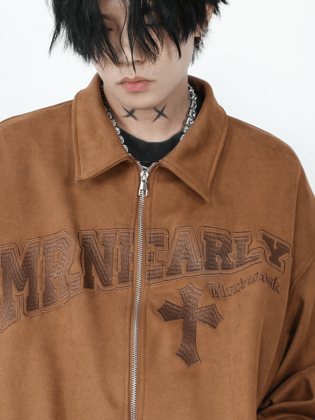 Threebooy [MRNEARLY] suede vintage jacket na855