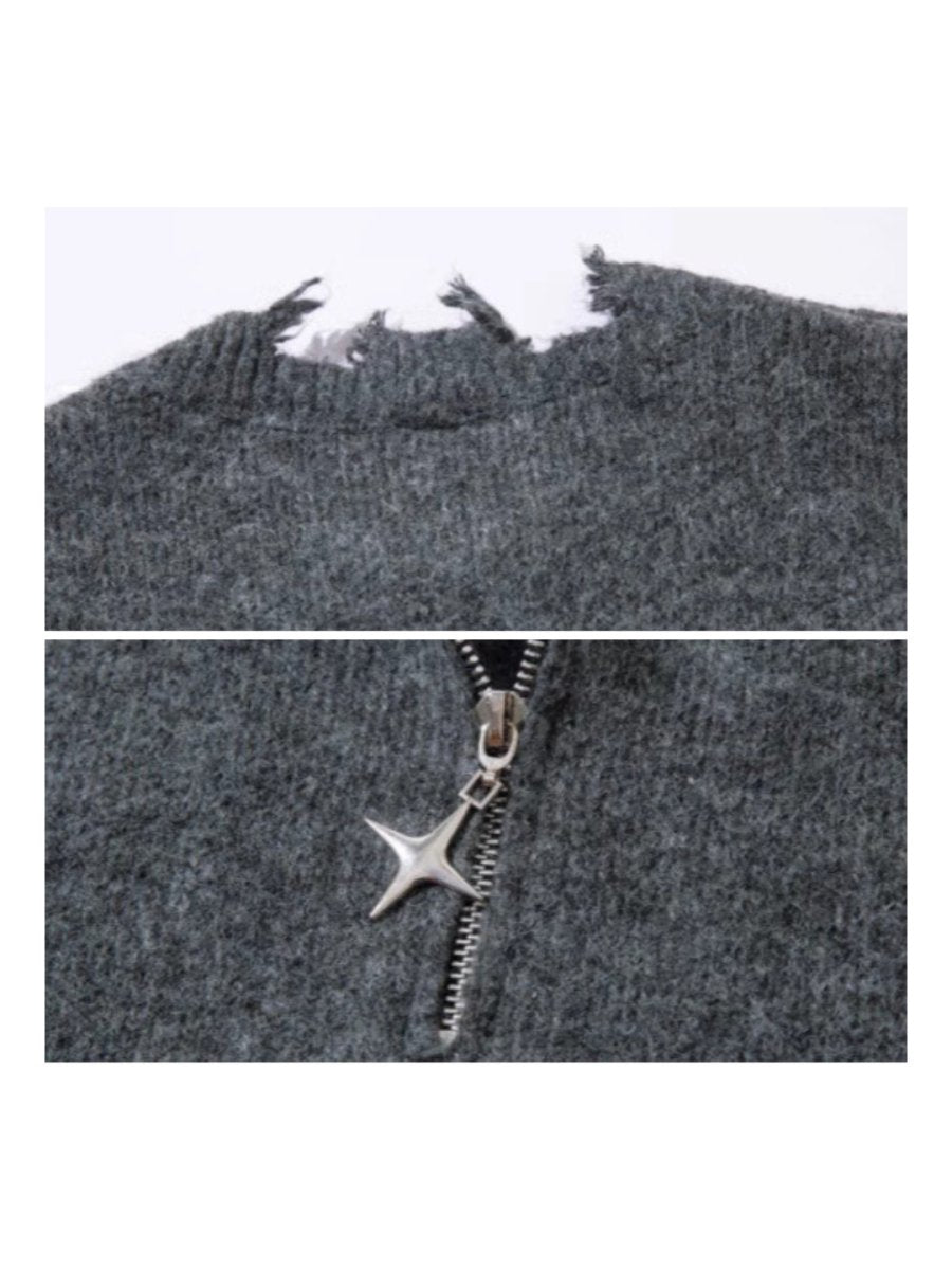 Threebooy [Mz] high street half-zipper na1552