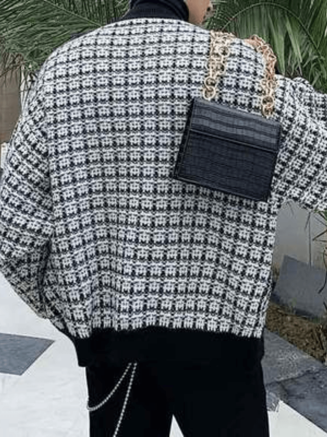 Threebooy [MRCYC] Idol Tweed Cardigan na79