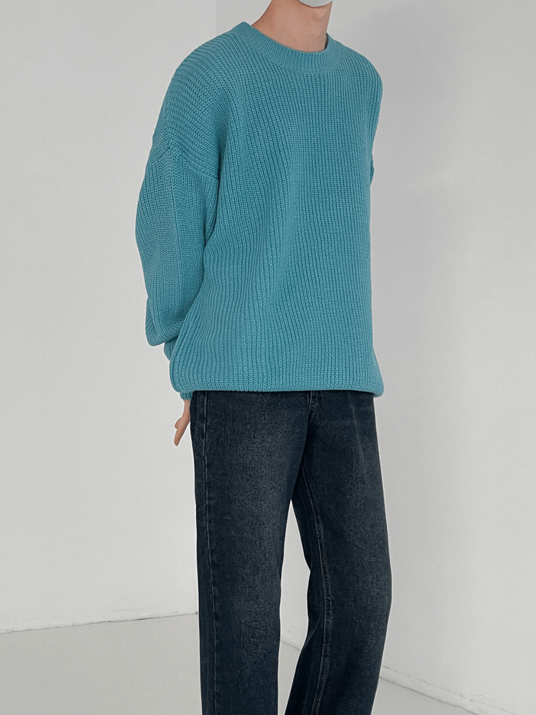 Threebooy [DAZIONSED] Round Neck Knit NA536