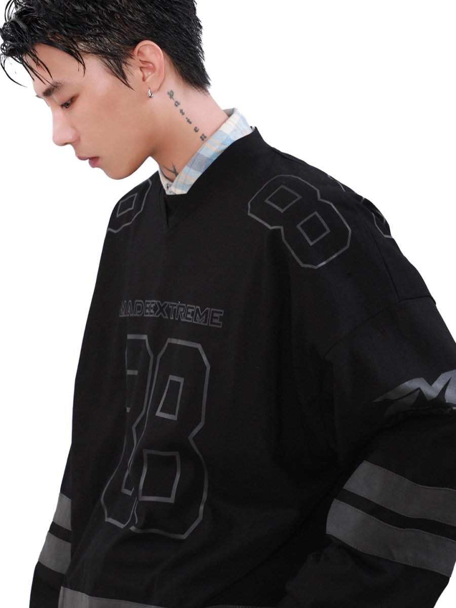 Threebooy [MRNEARLY] long-sleeved sweater na1505