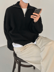 Threebooy [COLN] The zipper sweater NA322