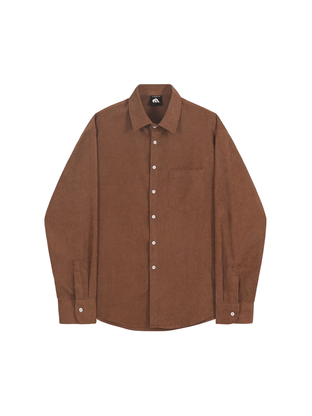 Threebooy [MRCYC] Corduroy retro long-sleeved shirt na843