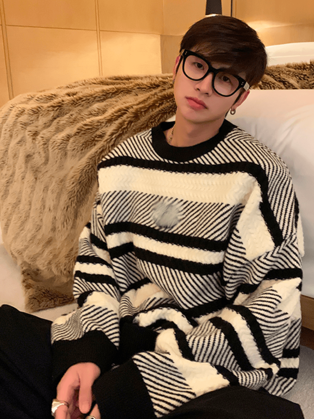 Threebooy [ESC MAN STUDIO] Pullover Sweater NA586